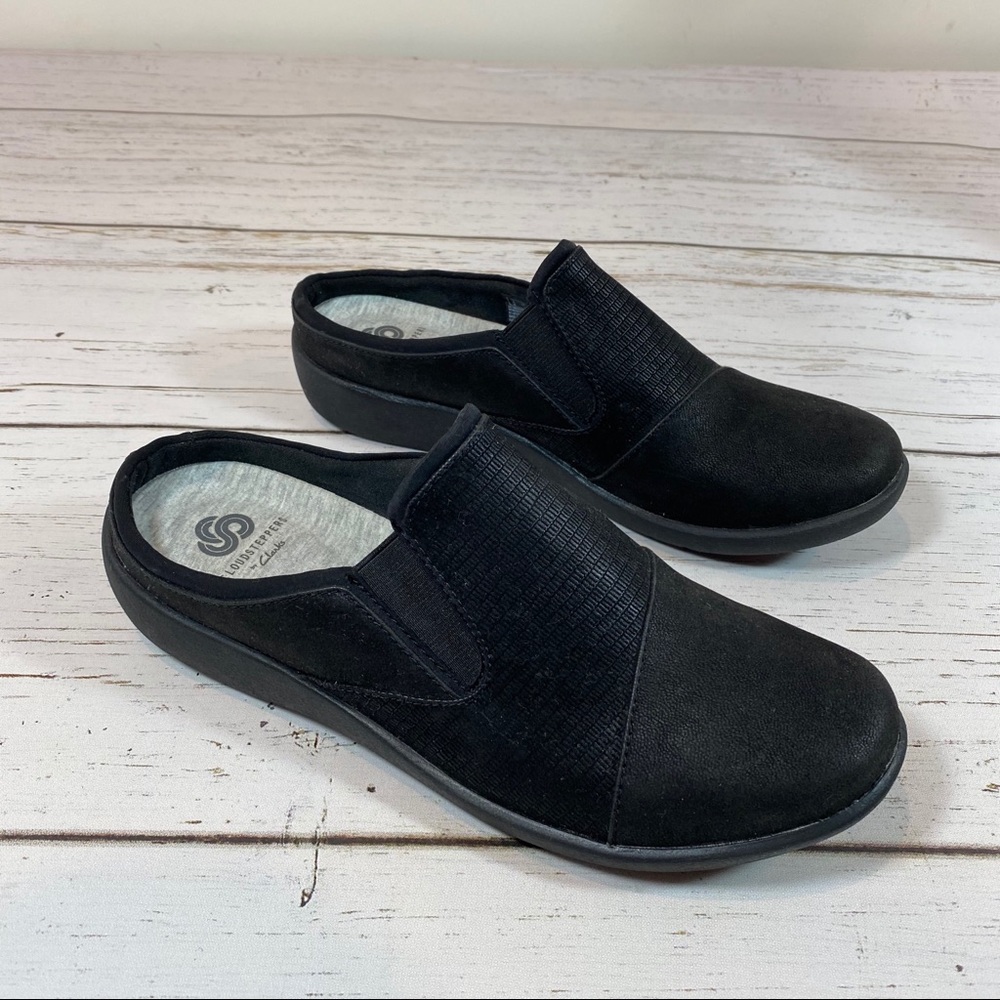 Clark’s Cloud Stepper Sillian Free Black Clogs - image 5